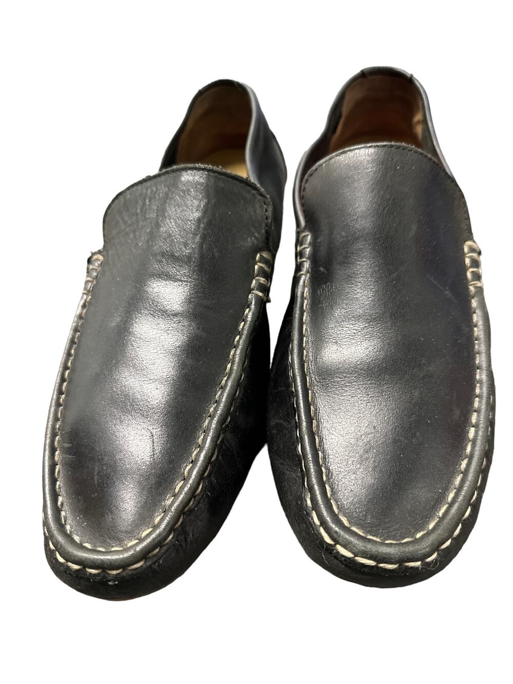 Cole Haan Black Leather Loafers Sz 11